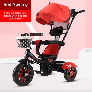 Nouveau style <span class=keywords><strong>de</strong></span> <span class=keywords><strong>tricycle</strong></span> et vélo pour enfants, pour garçons et filles <span class=keywords><strong>de</strong></span> 1 à <span class=keywords><strong>6</strong></span> ans, cadre en métal, livraison directe d'usine - Product Image 4