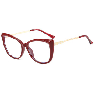 Cat Eye <b>Eyeglasses</b> <b>Frames</b> 5034 Full Rim Anti Blue Light Unisex Lightweight Fashion Glasses - Product Image 4