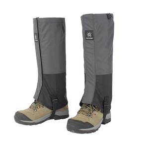 Guêtres de randonnée extérieures multi-usages réglables unisexes imperméables Guêtres de botte de <span class=keywords><strong>neige</strong></span> Guêtre de <span class=keywords><strong>trail</strong></span> Running Guêtres de botte de <span class=keywords><strong>neige</strong></span> pour la pêche - Product Image 4