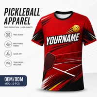 Camisetas Personalizadas de Pickleball de Secado Rápido y Transpirables, Uniformes Deportivos Sublimados, Venta al Por Mayor OEM