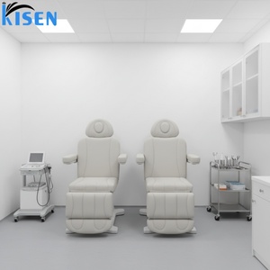 Cama de Estética Eléctrica Ajustable Kisen de PVC con 3 Motores, Silla de Estética para Spa, Salón de Belleza, Uso Hospitalario - Product Image 1