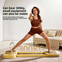 MURO Reformer de Pilates pliable 9 en 1, planche de fitness multifonctionnelle pour la maison