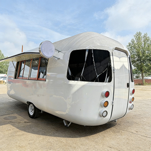 Stainless Steel Aluminum <b>Small</b> Food Trailer <b>for</b> Sale Ice Cream Hot Dog Candy Street Food Truck - Product Image 2