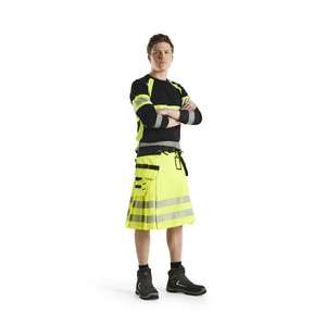 Blaklader-Hi-Vis 7330509780053 Kilt สีเหลือง/สีดำ-EAN Workwear HI-VIS - Product Image 3