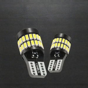 Ampoules LED T10 6000K Blanc Ambre W5W Sans Erreur pour Voiture, Plafonnier, Porte, Éclairage de Courtoisie, Plaque d'Immatriculation, Tableau de Bord, Autres Applications - Product Image 2