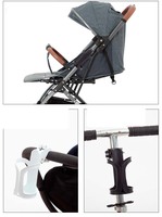 Porte-gobelet universel rotatif à 360 ° Poussette de vélo en plastique Fauteuil roulant Walker Scooter avec porte-gobelet réglable