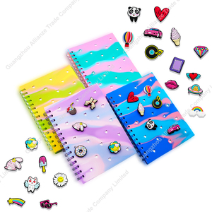 Màu sắc 4 phong cách PVC & silicon máy tính xách tay A5 rất nhiều phim hoạt hình dễ thương jibbits có sẵn cho <span class=keywords><strong>DIY</strong></span> Bìa trường máy tính xách tay cho sinh viên - Product Image 2