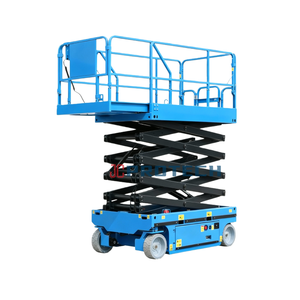 Gunting listrik 4-18m, meja angkat gunting hidrolik baterai 450KG/300KG untuk konstruksi kualitas bagus - Product Image 3