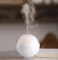 Veilleuses à Led électriques humidificateur d'air brume d'arôme en forme de nuage humidificateur de nuage de pluie et diffuseur d'huile