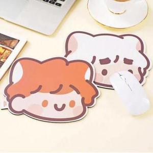 無料サンプルKawaii面白いゲーム用マウスマットラップトップ滑り止めゴムベース防水PVC不規則型コンピュータマウスパッド付き - Product Image 5