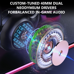 Casque de jeu Onikuma X7 avec son surround, microphone intégré, suppression du bruit, pour PS4 et PC - Product Image 6