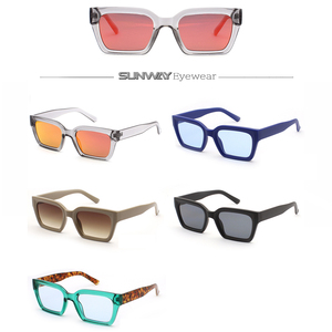 Fabricant en gros de lunettes de soleil de luxe, mode, logo personnalisé, rétro, tendance, UV400, lunettes de soleil rectangulaires de petite taille pour hommes et femmes - Product Image 2