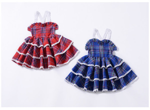Nuevo Vestido de Niña con Encaje y Cinturón, Estilo Pastel, para Verano - Product Image 4