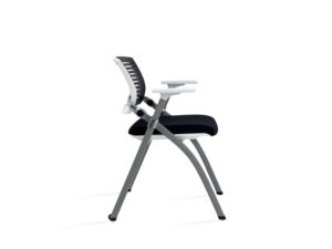 Chaise de formation, de conférence et d'étude pliable et empilable en plastique moderne en gros pour les collèges, les universités, les écoles, les adultes et les étudiants - Product Image 5