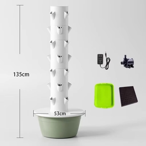High Quality ABS Material Large Size Agricultural Vertical Hydroponic Home Planting Growing Tower <strong>System</strong> for Vegetable Planting - Product Image 4