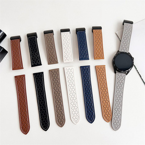 Correa de Reloj Magnética Universal, Transpirable, con Orificios, Suave, de Repuesto para Relojes Inteligentes <span class=keywords><strong>Huawei</strong></span> GT5/GT4/GT3, Samsung, Honor, Garmin - Product Image 1