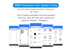 Machine de découpe automatique de film protecteur d'écran de téléphone portable Daqin Idskin Mini Cutter Plotter avec logiciel APP <span class=keywords><strong>2020</strong></span> Nouveau 120mm - Product Image 5
