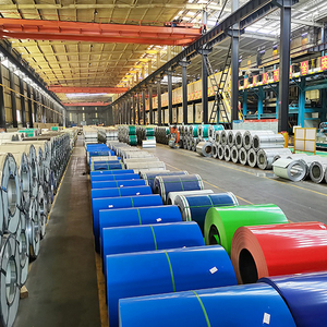 Bobina de Acero Galvanizado Prepintado <span class=keywords><strong>PPGI</strong></span>, Láminas de Techo Corrugadas, Servicios de Soldadura, Doblado y Corte, Calidad de Almacén - Product Image 1