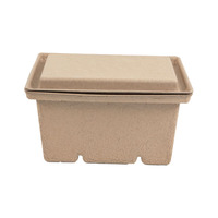 Pots de semis en papier biodégradables, recyclables et jetables, forme rectangulaire, best-sellers, pour plantes