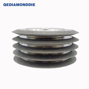 Disco de desbaste de diamante electrochapado 1V1 con ranura en V para herramientas de carburo de piedra y hojas de sierra - Product Image 1