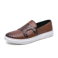 Chaussures de mariage pour hommes, tailles 38-46, confortables, durables, décontractées, couleur blanche, à boucle, antidérapantes, en EVA, printemps-été