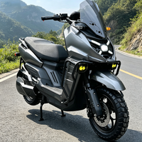 Moto électrique tout-terrain robuste pour adultes, moteur 2000W, pneus larges de 12 pouces, frein à disque double, scooter électrique tout-terrain