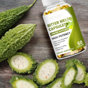 OEM/ODM Capsules d'extrait de courge amère biologique de haute qualité, suppléments de soutien de la glycémie, capsules molles de glycémie B12 - Product Image 3