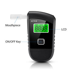 काले रंग की बैटरी के साथ इलेक्ट्रॉनिक पोर्टेबल अल्कोहल परीक्षक मॉडल एक्टी518 शामिल - Product Image 4