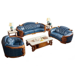 Ensemble de canapés de style <span class=keywords><strong>royal</strong></span> de luxe mobilier européen fait à la main en ébène sculpture sur bois pour salon palais design - Product Image 6