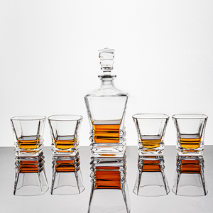 Ensemble Carafe à <span class=keywords><strong>Whisky</strong></span> en Cristal sans Plomb de 750 ml avec Coffret Personnalisé Style Bohème pour Usage Domestique - Product Image 2