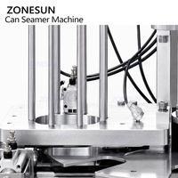 Machine de scellage automatique verticale industrielle ZONESUN ZS-AFK350 pour boîtes de conserve carrées en aluminium