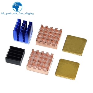 TZT para <span class=keywords><strong>Raspberry</strong></span> <span class=keywords><strong>Pi</strong></span> <span class=keywords><strong>3</strong></span> 4 B disipador de calor cobre aluminio disipador de calor radiador enfriador Kit para <span class=keywords><strong>Raspberry</strong></span> <span class=keywords><strong>Pi</strong></span> 3B + Plus 2 4 4B disipador de calor - Product Image 2