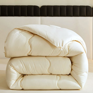 Edredón relleno de lana de lujo de 135x200 / 200x200 / <span class=keywords><strong>160x200</strong></span> / 240x260 cm, edredón lavable para todas las estaciones, uso doméstico y hotelero - Product Image 3