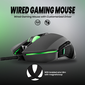 Chuột chơi game có dây USB <span class=keywords><strong>RGB</strong></span> 10000 <span class=keywords><strong>DPI</strong></span>, giá sỉ nhà máy, tùy chỉnh OEM, thiết kế công thái học, quang học, dành cho máy tính PC - Product Image 4