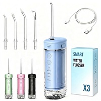 Irrigador Bucal de Agua a Presión, Retráctil, Mini, Recargable, para Cuidado Dental, Hilo Dental, Venta al por Mayor, Uso Doméstico y Ortodoncia