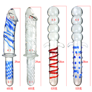 Hersteller Großhandel Große Transparente Wasserdichte Glas-Dildos Simulationspenis Erotische Weibliche Masturbation Erwachsenen-Sexspielzeuge - Product Image 2