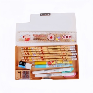 Étui à crayons multifonctionnel de haute qualité avec motif personnalisé XPM, avec <span class=keywords><strong>taille</strong></span>-<span class=keywords><strong>crayon</strong></span>, boîte cadeau de papeterie pour enfants - Product Image 2