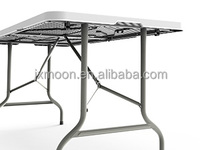 Tables pliantes d'extérieur en plastique Mobilier de restaurant pour événements de jardin Table pliante de haute qualité de 6 pieds/8 pieds pour fête et mariage