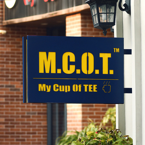 Ngoài trời Vòng Acrylic ánh sáng Hộp dấu hiệu hiển thị LED lightbox tường kim loại khung signage biển hiệu 3D THƯ QUẢNG CÁO bảng hiệu - Product Image 4