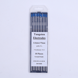 TIG electrodos de tungsteno de soldadura 2% lantaniados (azul, WL20) 10-Pack - Product Image 1