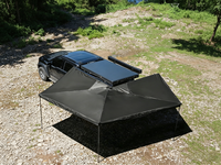 Tente de toit souple personnalisée pour voiture, en aluminium, grand espace, pour camping tout-terrain, en polyester Oxford