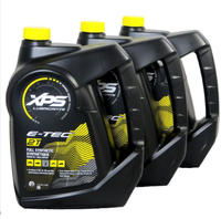 Huile de lubrification avancée XPS 2T E-TEC 3.7L pour moteurs marins et de sports nautiques, huile moteur haute efficacité pour moteurs 2 temps