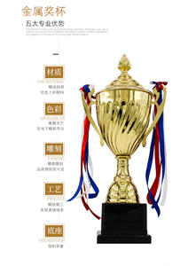 Trophée mondial en métal <span class=keywords><strong>2023</strong></span> Prix Sport Gold Soccer Cup Trophée de football de <span class=keywords><strong>basket</strong></span>-ball pas cher Médailles et trophées - Product Image 5