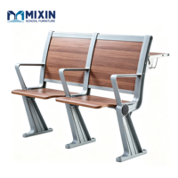 Ensemble de chaises de bureau pliantes en métal, chaises d'auditorium, chaises de salle de conférence, pliables pour collège, gymnase, maternelle, salle de classe