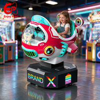 Machine de jeu d'arcade de combat aérien pour enfants avec cabine rotative à 360 degrés pour centre commercial et aire de jeux, attire les clients
