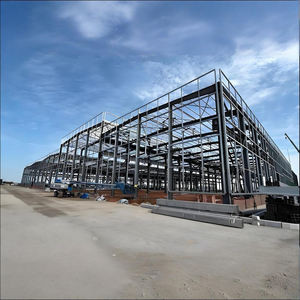 Almacén prefabricado de bajo costo, estructura de marco de acero impermeable ignífuga duradera, taller de almacenamiento temporal, supermercado - Product Image 3