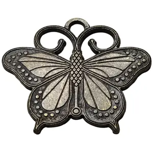 Plaque de nom de placage de bronze en alliage de zinc, logo de personnalité créative de marque en métal