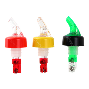Verseur de bouteille doseuse automatique, couleur transparente de haute qualité verseur de bouteille de liqueur en plastique à prise rapide d'alcool - Product Image 5