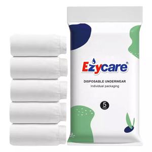 Biancheria intima monouso fabbrica stampa personalizzata 100% cotone da viaggio Hotel mutandine quotidiane biancheria intima usa e getta per le donne - Product Image 1