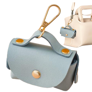 Dispensador de bolsas de cuero ecológico para caca de perro, soporte para bolsa de perro, correa, suministros para mascotas al por mayor para caminar, accesorios para mascotas - Product Image 1